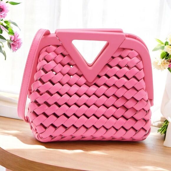 Bottega Veneta Handbags - NWT Bottega Veneta Mini Point Leather Crossbody